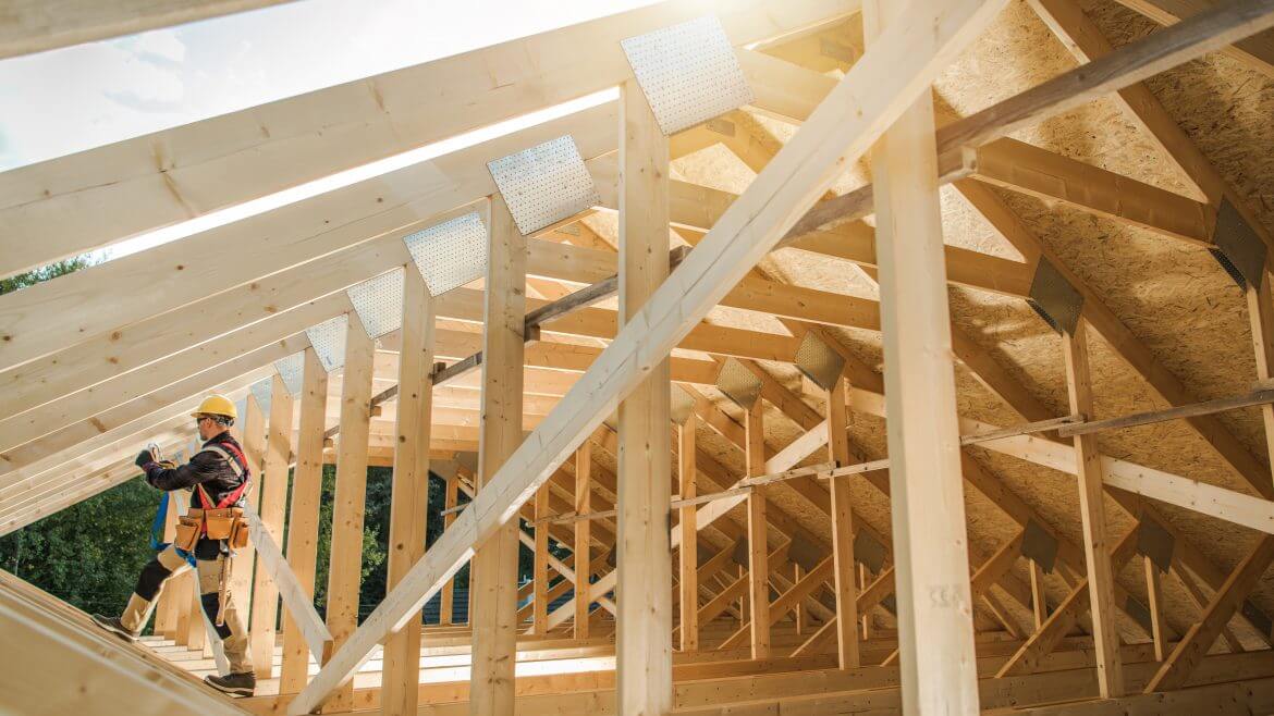 House construction site